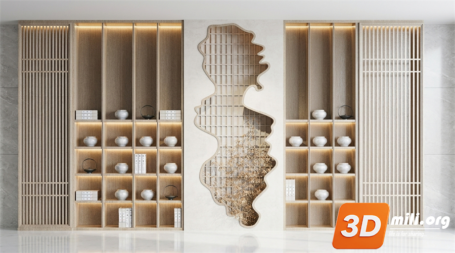 Decorative cabinet Skp Files